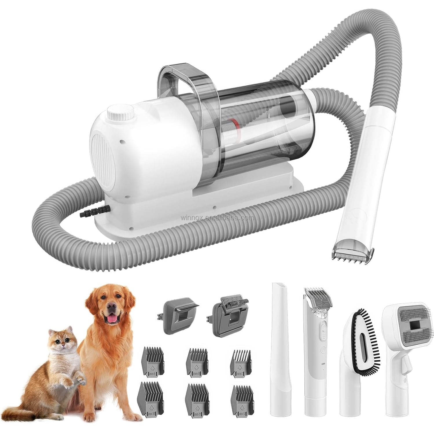 PawSense™ Pet Grooming Vacuum Kit (6-in-1)